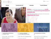 Tablet Screenshot of diafora-leadership.com